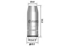 Zúžená plynová hubice otvor 10,6 mm ARC M1