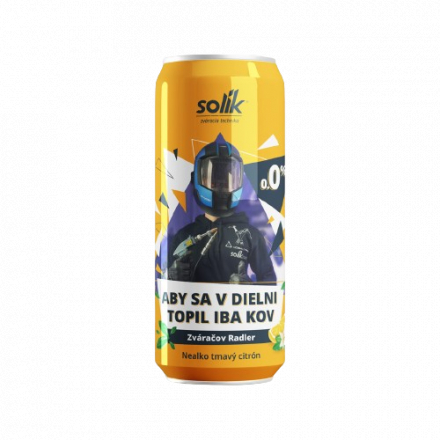 Radler Nealko tmavý citron 0,0% 500 ml