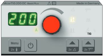 Ovládací panel svářečky MicorTig 200 BasicPlus Lorch